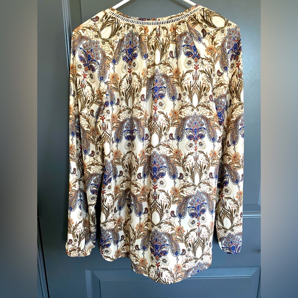 Anthropologie Paisley Long Sleeve Shirt - Picture 2 of 4